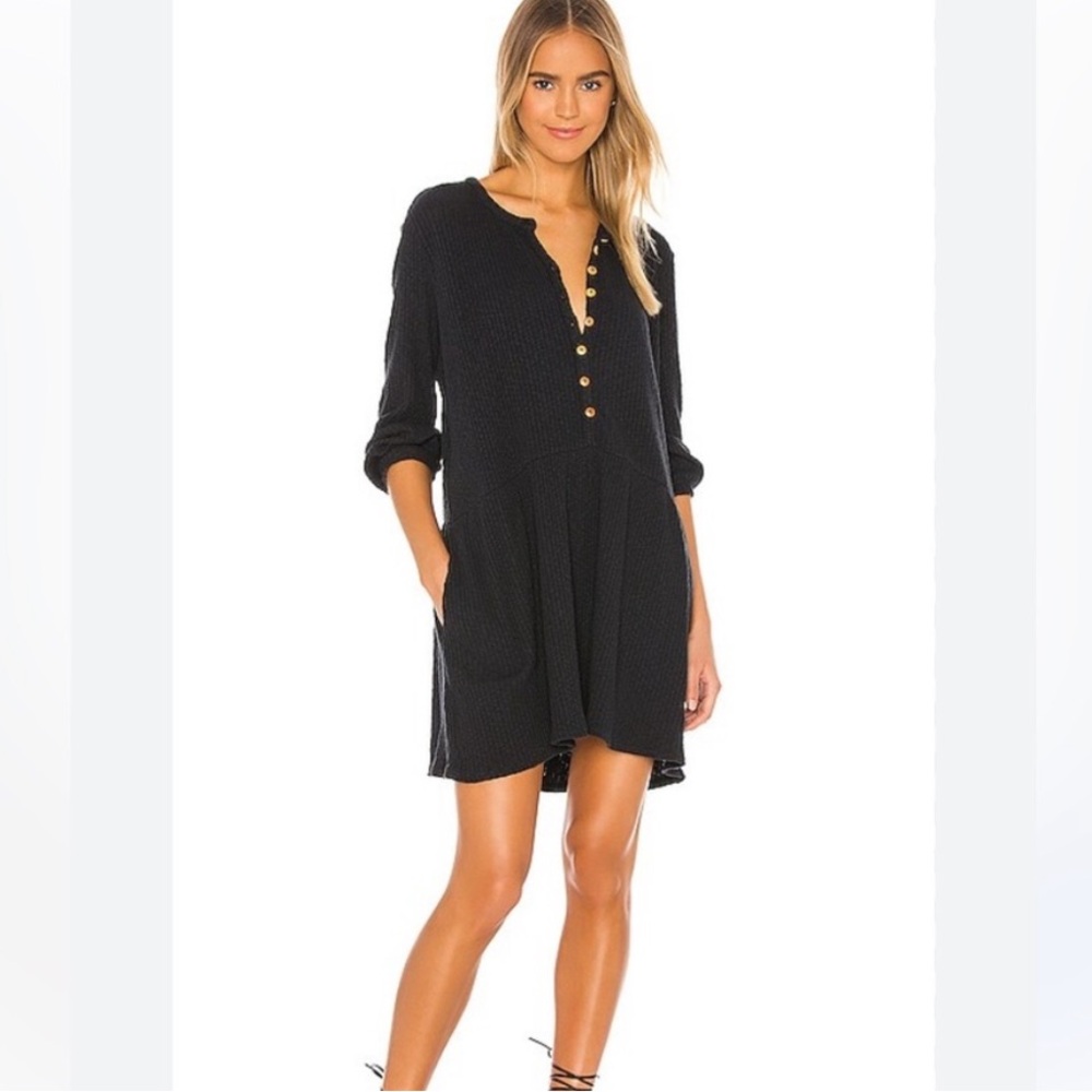Free People | FP Beach Blossom Mini Dreas in Black